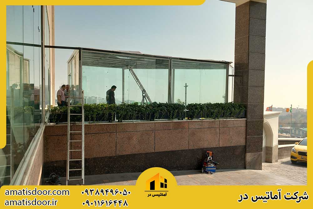 بالکن شیشه ای در تهران